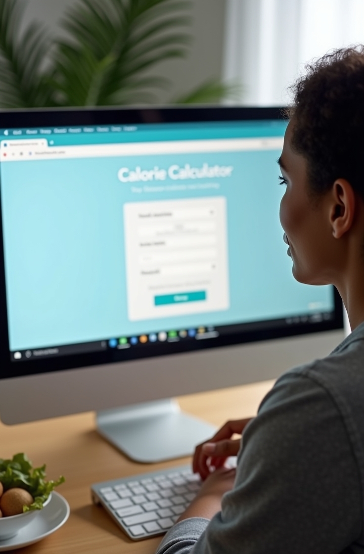 enter details in calorie calculator