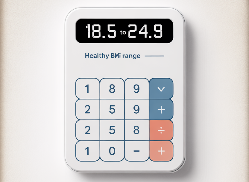 Healthy BMI range calculator