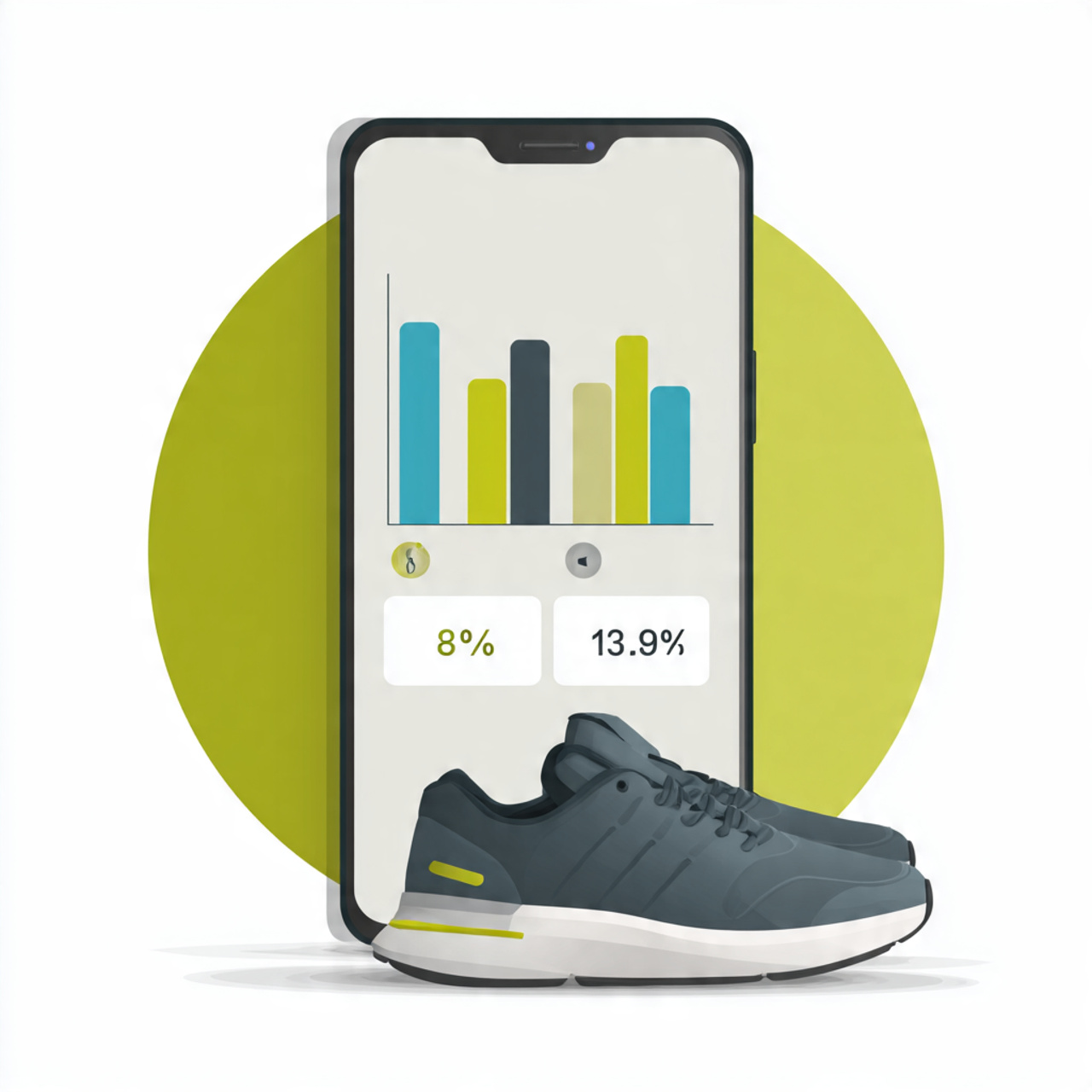 percentage of two numbers calculator in fitness tracking