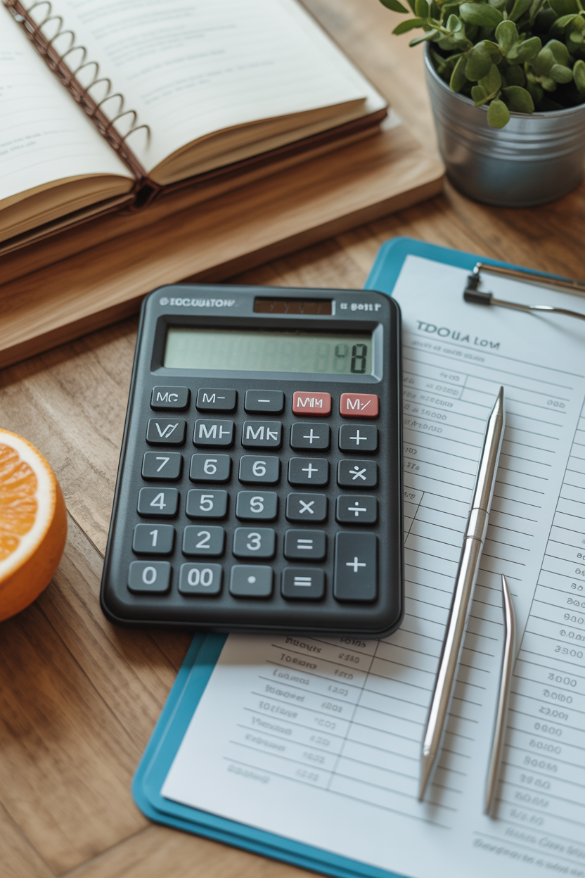 BMR calculator for weight loss shown alongside math tool for daily calorie planning