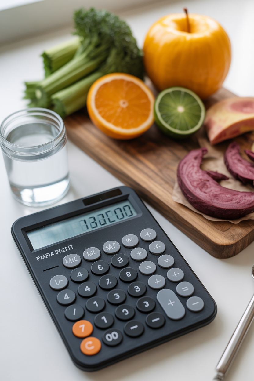 BMR calculator for weight loss showing basal metabolic rate formula on screen