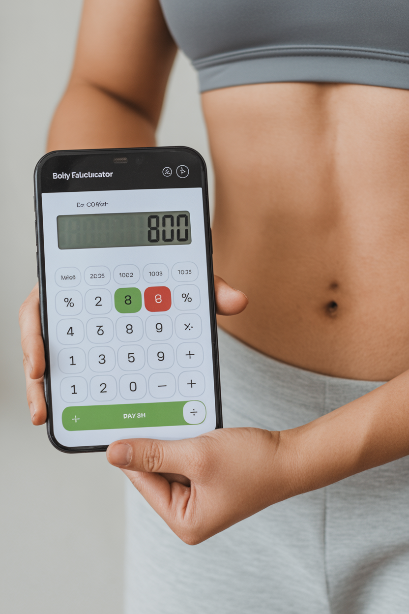body fat calculator based on height and weight health tracking