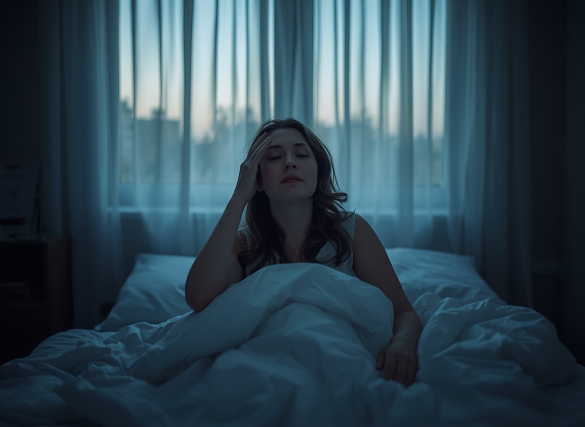 why we forget our dreams: person waking up trying to recall a dream