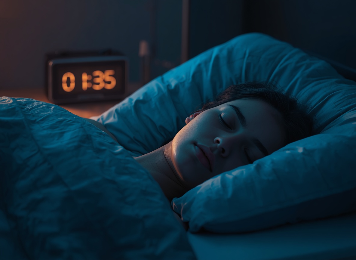 why we forget our dreams: person asleep during REM sleep at night