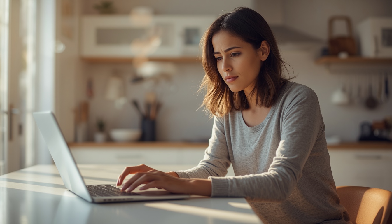 why bmr is important - woman checking her calorie calculator results at home