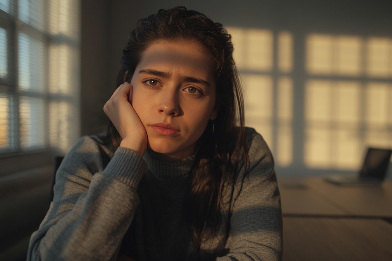 person experiencing the 3pm slump linked to why am i hungry all the time all of a sudden