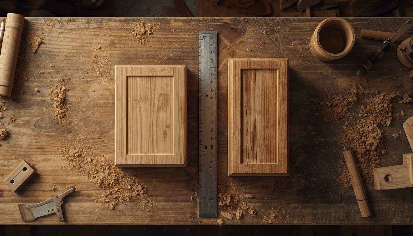 surface area of cube and cuboid: wooden cube and rectangular prism boxes compared side by side