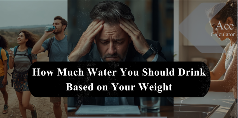 How Much Water You Should Drink Based on Your Weight