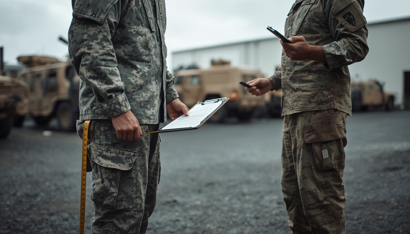 apft body fat calculator: NCO measuring waist-to-height ratio using the new 2026 Army standard